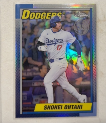 2025 Topps Chrome #90CB-7 Shohei Ohtani — front