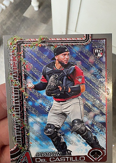 2025 Topps Holiday #H181 Adrian Del Castillo — front