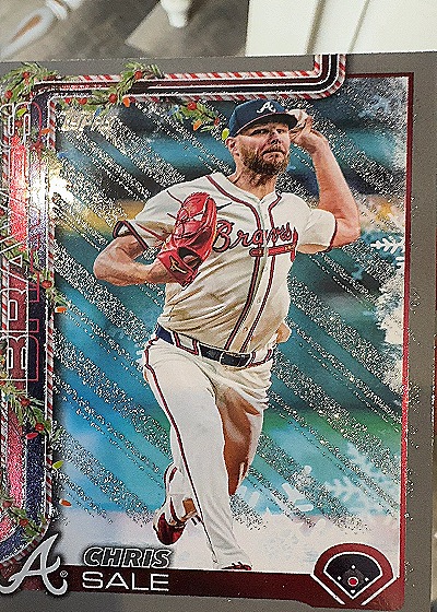 2025 Topps Holiday #H98 Chris Sale — front