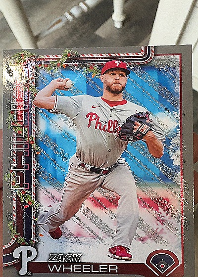 2025 Topps Holiday #H179 Zack Wheeler — front