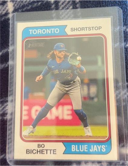 2023 Topps Heritage #360 Bo Bichette — front