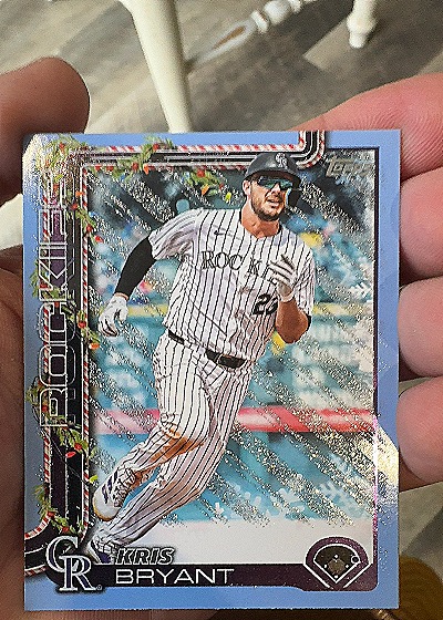 2025 Topps #BLOCK Kris Bryant — front