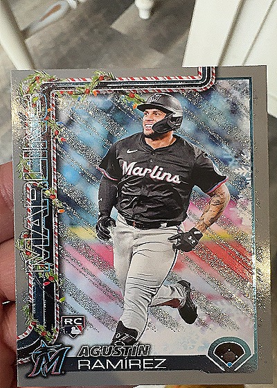 2025 Topps Holiday #H19 Agustin Ramirez — front
