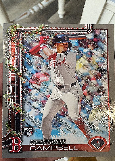 2025 Topps Holiday #H103 Kristian Campbell — front
