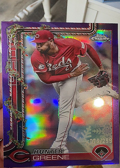 2025 Topps Chrome #91 Hunter Greene — front