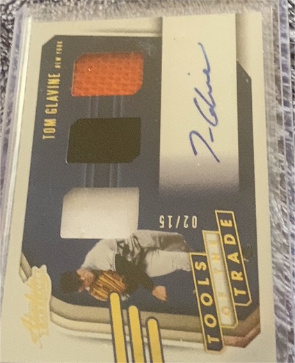 2021 Panini Absolute Tools of the Trade #TT2S-TG Tom Glavine — front