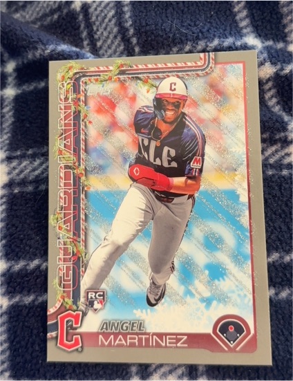 2025 Topps Holiday #H82 Angel Martinez — front