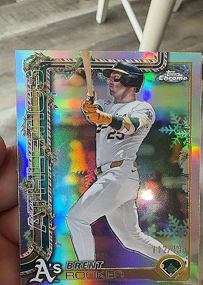 2025 Topps Chrome Holiday #HC147 Brent Rooker — front