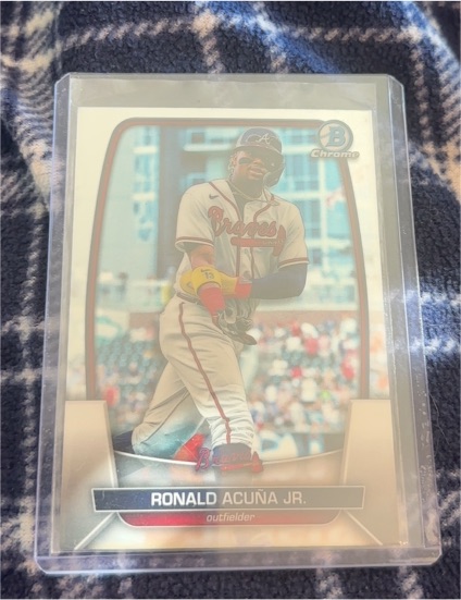 2023 Bowman Chrome #93 Ronald Acuña Jr. — front