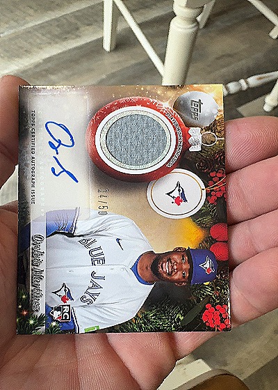 2025 Topps Holiday #PR-OM Orelvis Martinez — front