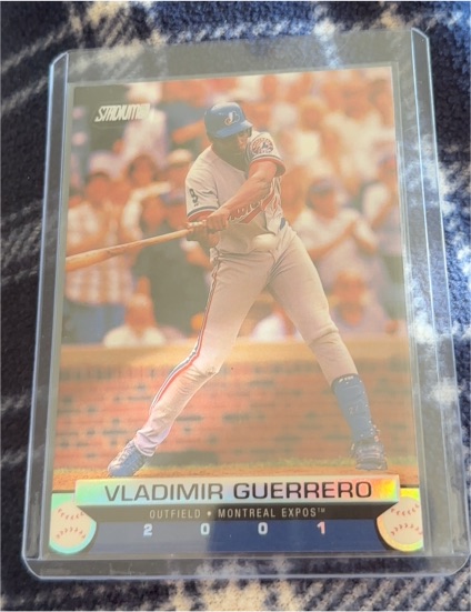 2001 Stadium Club #140 Vladimir Guerrero — front