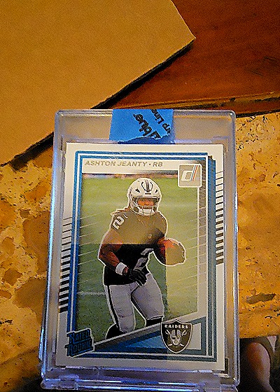 2025 Donruss #Ashton Jeanty Rated Rookie — front