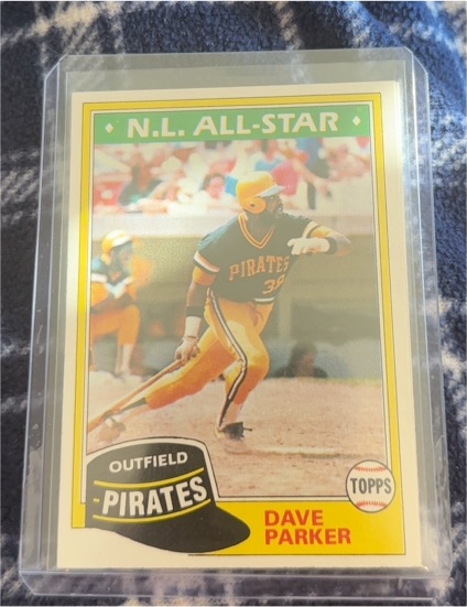 1981 Topps #640 Dave Parker — front