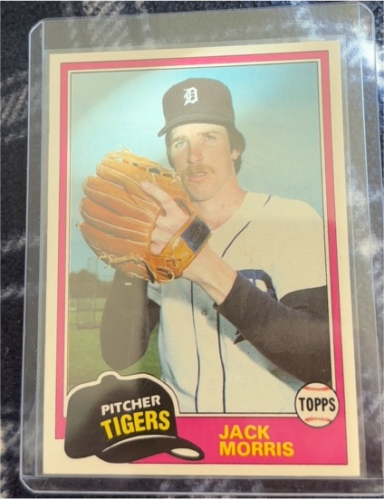 1981 Topps #572 Jack Morris — front
