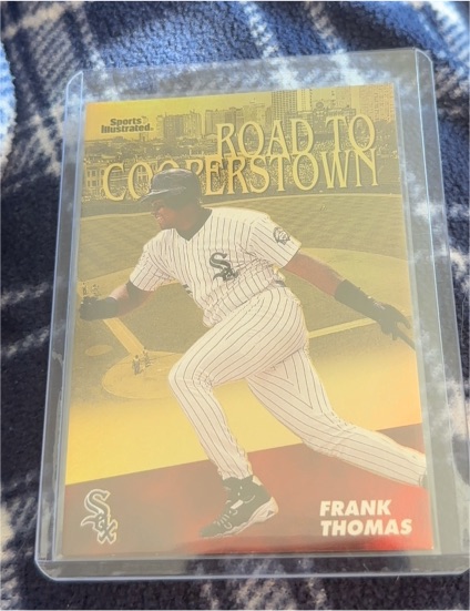 1998 Sports Illustrated Then and Now Road to Cooperstown #10 Frank Thomas — front