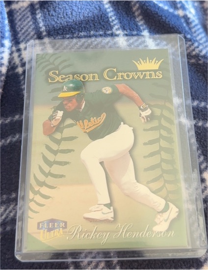 1999 Fleer Ultra Season Crowns #223 Rickey Henderson — front