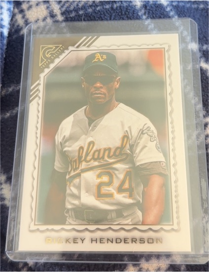 2022 Topps Gallery #199 Rickey Henderson — front
