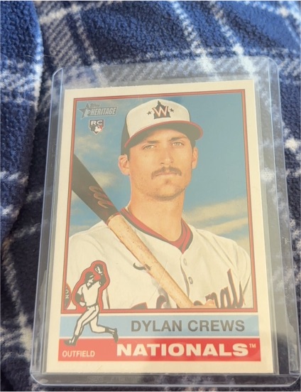 2025 Topps Heritage #247 Dylan Crews — front