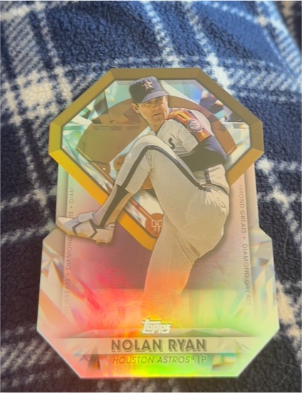 2022 Topps Diamond Greats Die Cut #DGDC-26 Nolan Ryan — front