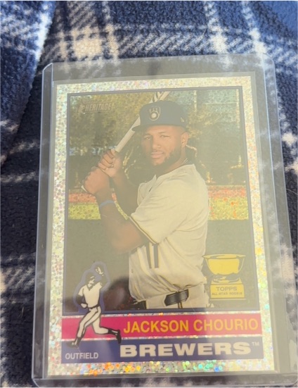 2025 Topps Heritage #106 Jackson Chourio — front
