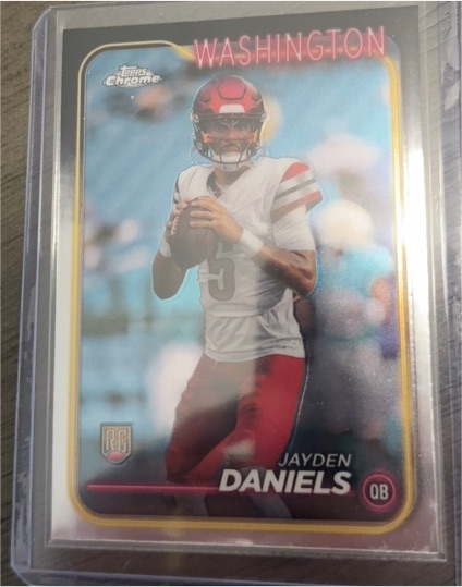 2024 Topps Chrome #201 Jayden Daniels — front