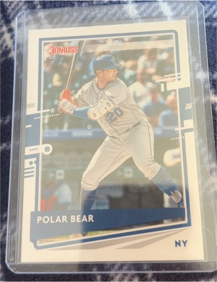 2020 Donruss #204 Pete Alonso Polar Bear — front