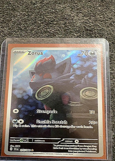 2024 Pokémon SV: Shrouded Fable #075 Zorua Illustration Rare — front