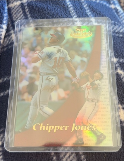 2000 Topps Gold Label #10 Chipper Jones — front