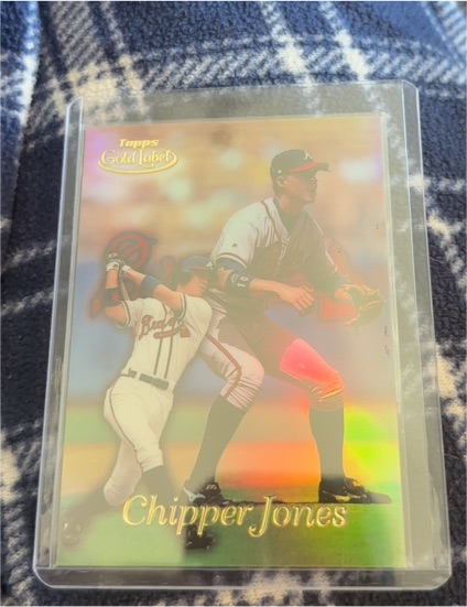 1999 Topps Gold Label #16 Chipper Jones — front