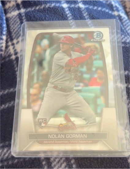 2023 Bowman Chrome #48 Nolan Gorman — front