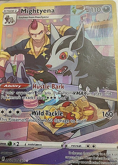 2022 Pokémon Astral Radiance Trainer Gallery #TG09 Mightyena — front