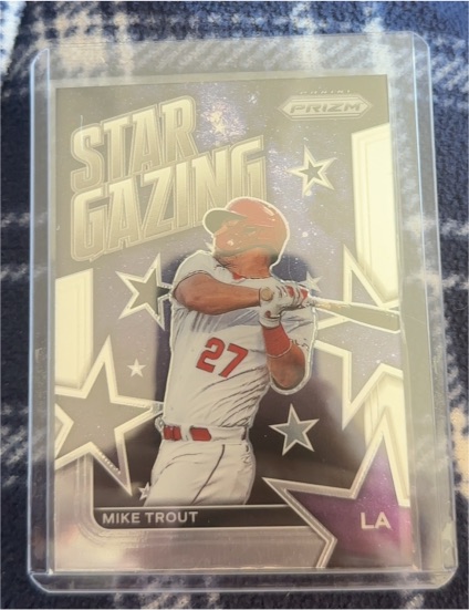2022 Panini Prizm #SG-2 Mike Trout Star Gazing — front