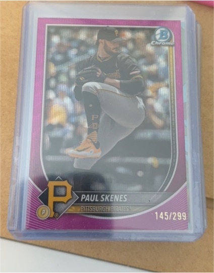 2025 Bowman Chrome #145 Paul Skenes — front