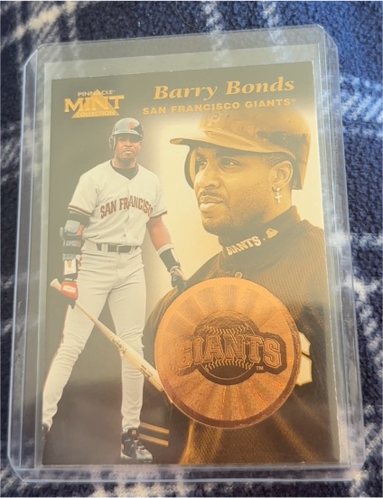 1997 Pinnacle Mint Collection #18 Barry Bonds — front