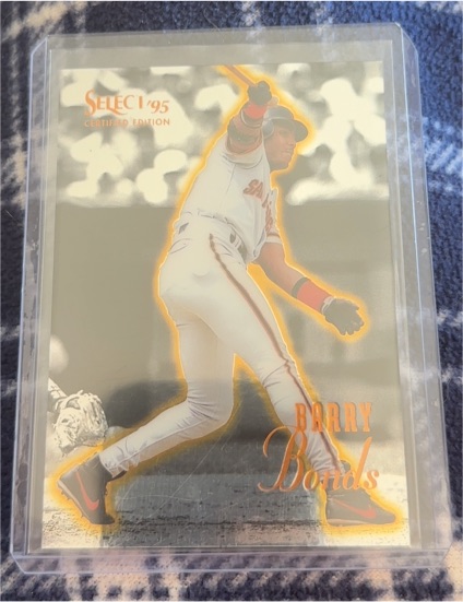 1995 Select Certified Edition #1 Barry Bonds — front