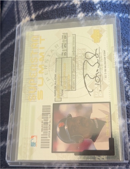 2000 Upper Deck Superstar Summit #SS3 Barry Bonds — front