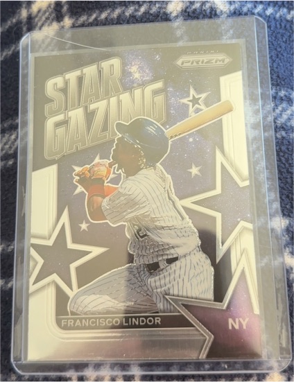 2022 Panini Prizm #SG-5 Francisco Lindor Star Gazing — front