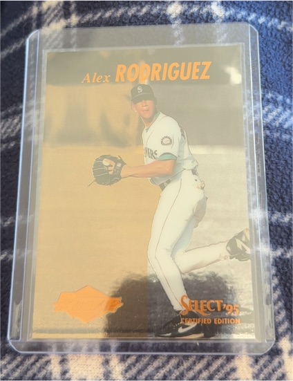 1995 Select Certified Edition #118 Alex Rodriguez — front