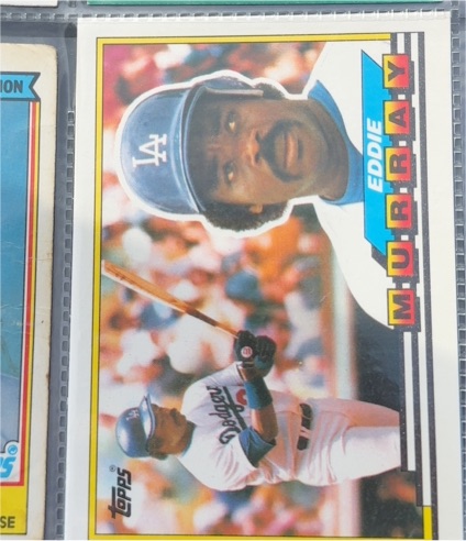 1989 Topps Big #319 Eddie Murray — front