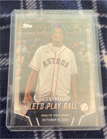2024 Topps Series 2 #PB-1 CJ Stroud Let's Play Ball — front
