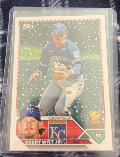 2023 Topps Holiday #H102 Bobby Witt Jr. — front