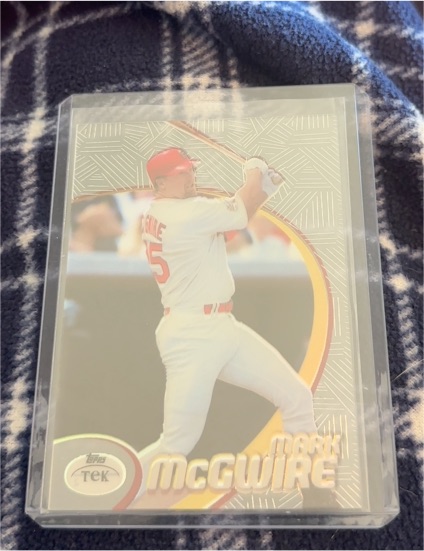 1993 Topps Tek #TEK Mark McGwire — front