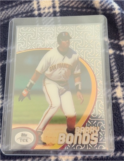 1998 Topps Tek #49 Barry Bonds — front