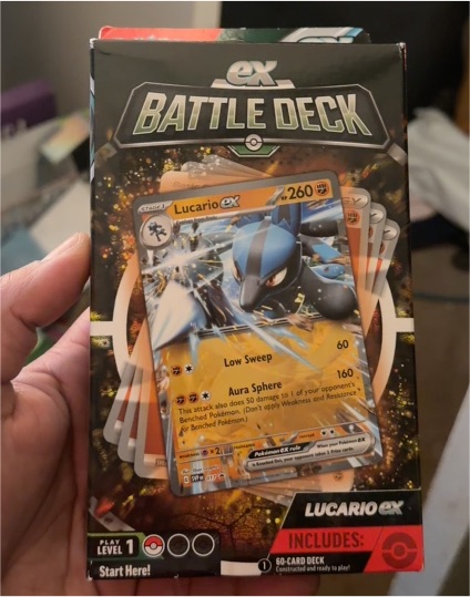 Pokemon TCG ex Battle Deck Lucario ex DP12 — front