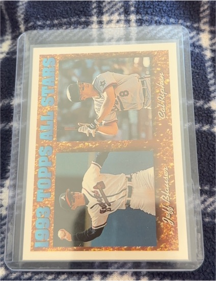1994 Topps #387 Jeff Blauser / Cal Ripken Jr. — front