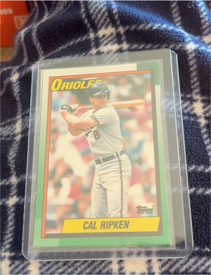 1990 Topps #12 Cal Ripken — front