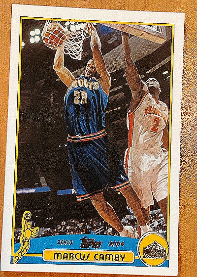 2003-04 Topps #53 Marcus Camby — front
