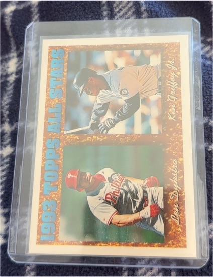 1994 Topps #388 Ken Griffey Jr / Lenny Dykstra — front