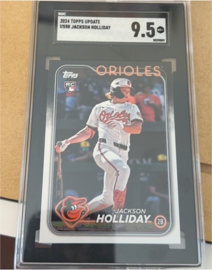 2024 Topps Update #US50 Jackson Holliday — front