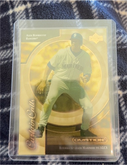 2001 Upper Deck Ovation Curtain Calls #CC10 Alex Rodriguez — front